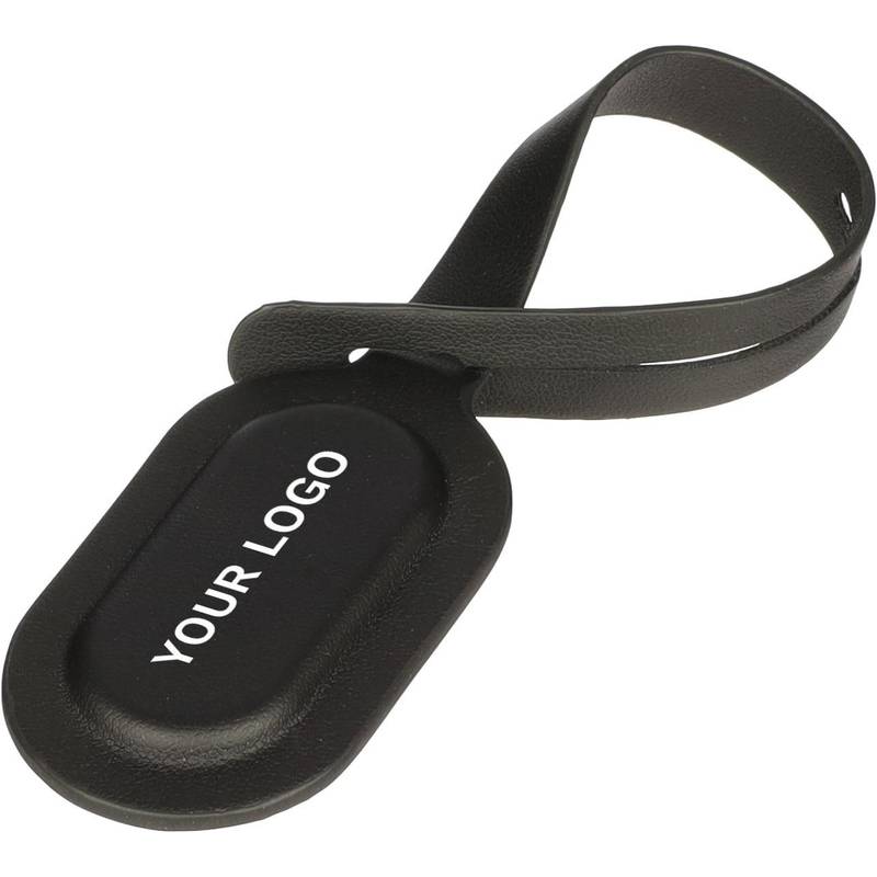 Menovka na sledovanie batožiny z recyklovanej látky Kaia, čierna Menovka na sledovanie batožiny z recyklovanej látky Kaia, čierna