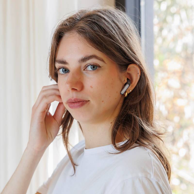 Bezdrátová sluchátka Brandcharger Aria, šedá Gun Metal Bezdrátová sluchátka Brandcharger Aria, šedá Gun Metal