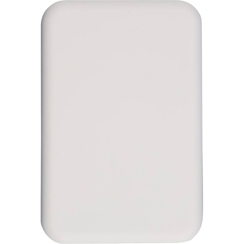 Recyklovaný bezdrátový nabíjecí powerbank Meno, černá Recyklovaný bezdrátový nabíjecí powerbank Meno, černá