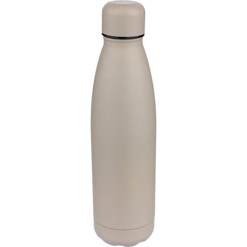 Dvoustěnná láhev na pití s recyklovanou vrstvou 500 ml Sunny, černá Dvoustěnná láhev na pití s recyklovanou vrstvou 500 ml Sunny, černá