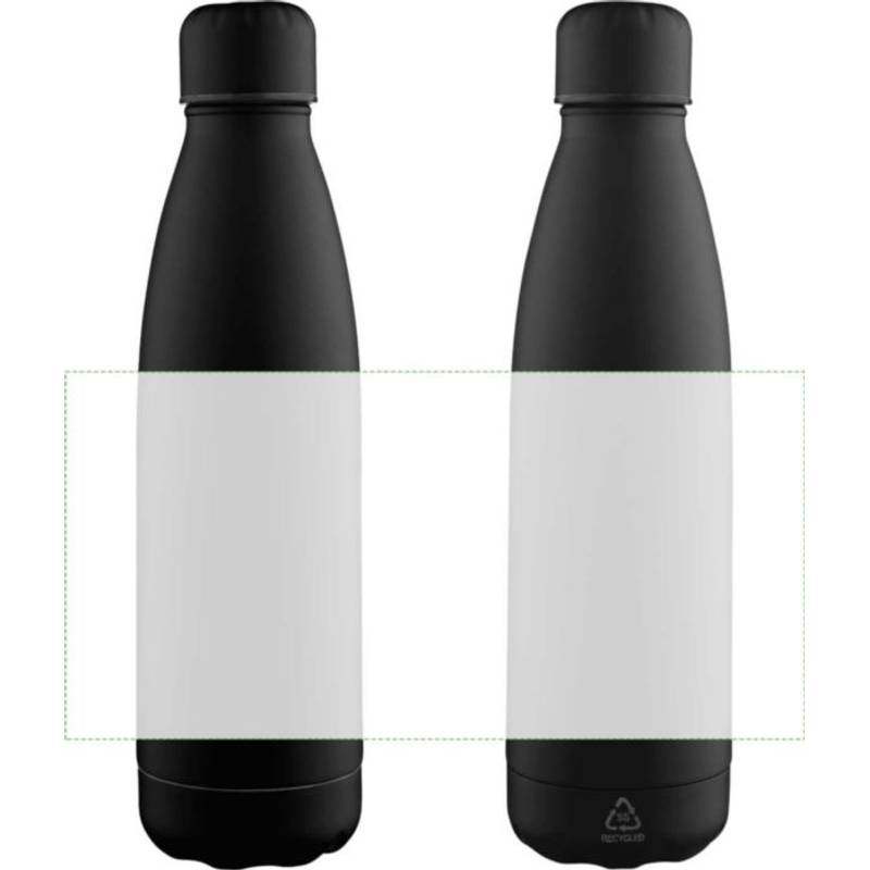 Recyklovaná láhev na pití 700 ml Breeze, černá Recyklovaná láhev na pití 700 ml Breeze, černá