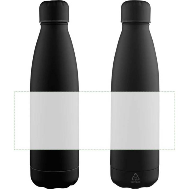 Recyklovaná láhev na pití 700 ml Breeze, černá Recyklovaná láhev na pití 700 ml Breeze, černá