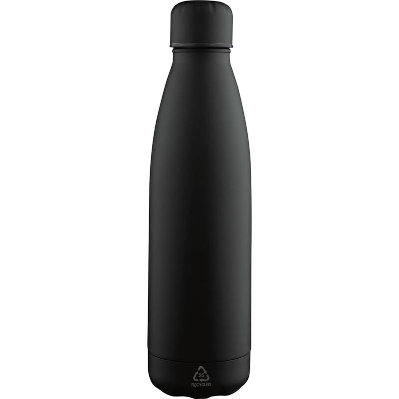 Recyklovaná láhev na pití 700 ml Breeze, černá Recyklovaná láhev na pití 700 ml Breeze, černá