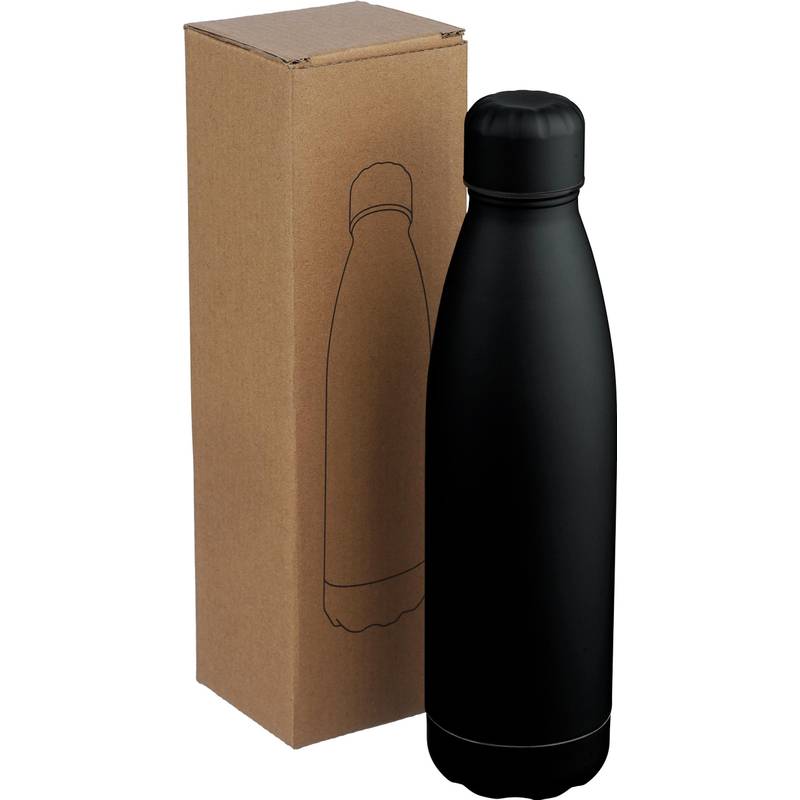 Recyklovaná láhev na pití 700 ml Breeze, černá Recyklovaná láhev na pití 700 ml Breeze, černá