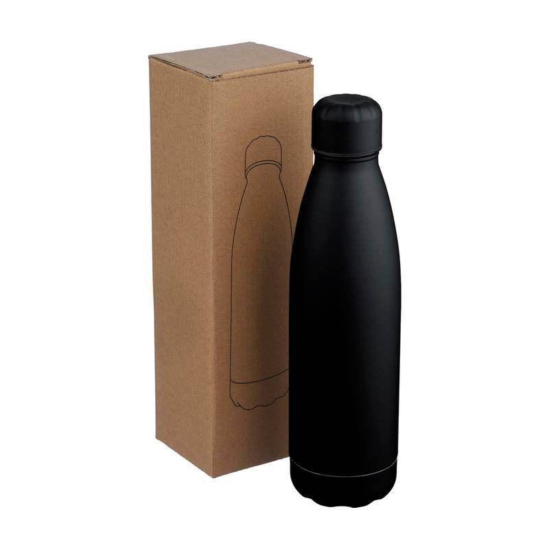 Recyklovaná láhev na pití 700 ml Breeze, černá Recyklovaná láhev na pití 700 ml Breeze, černá