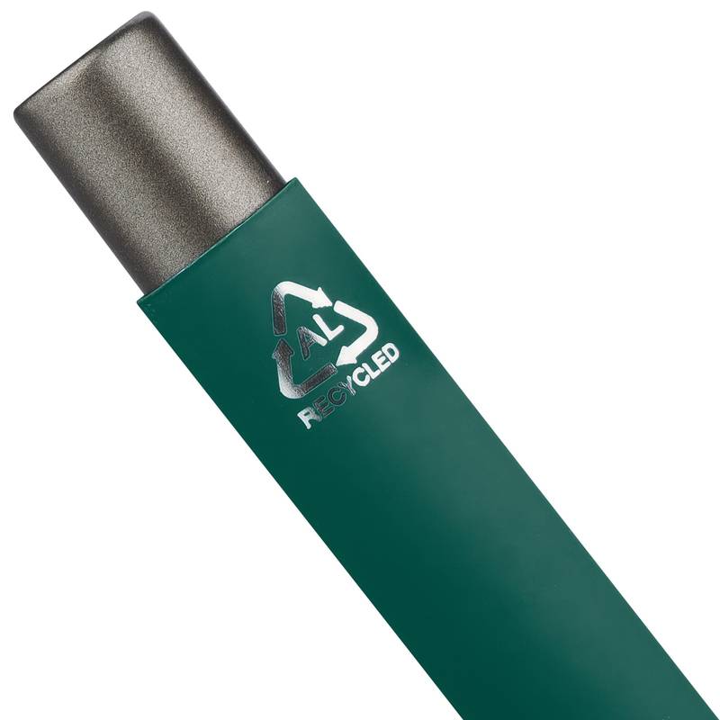 Kuličkové pero z recyklovaného hliníku Emmett, černá Kuličkové pero z recyklovaného hliníku Emmett, černá