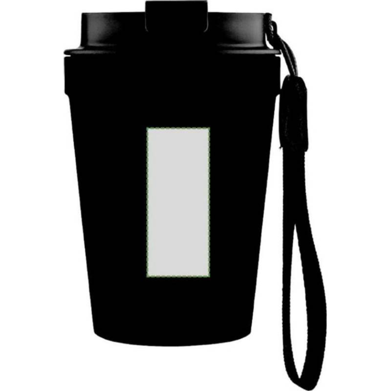 Cestovný hrnček na pitie 350 ml Lush, čierna Cestovný hrnček na pitie 350 ml Lush, čierna