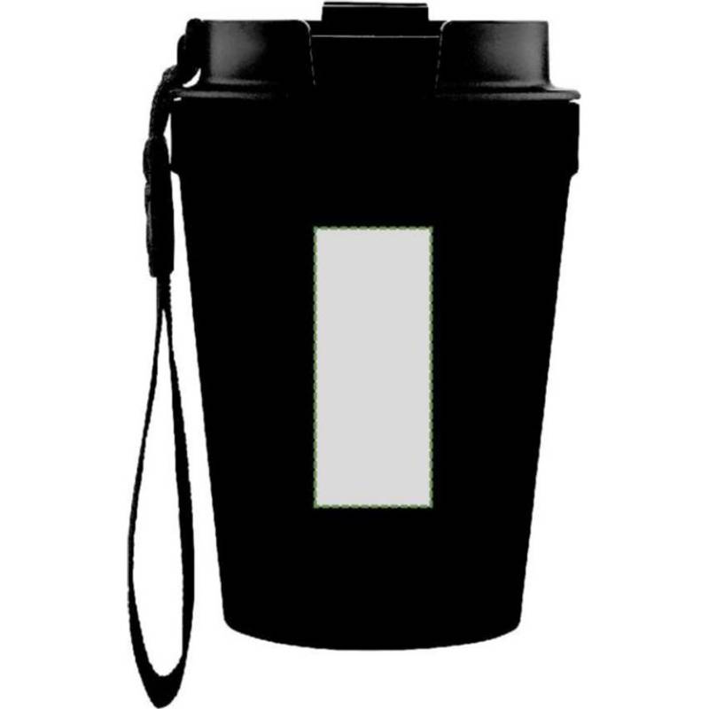 Cestovný hrnček na pitie 350 ml Lush, čierna Cestovný hrnček na pitie 350 ml Lush, čierna