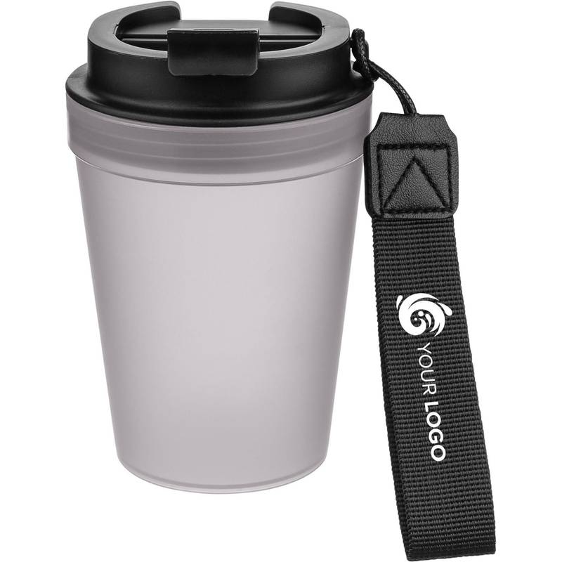 Cestovný hrnček na pitie 350 ml Lush, čierna Cestovný hrnček na pitie 350 ml Lush, čierna