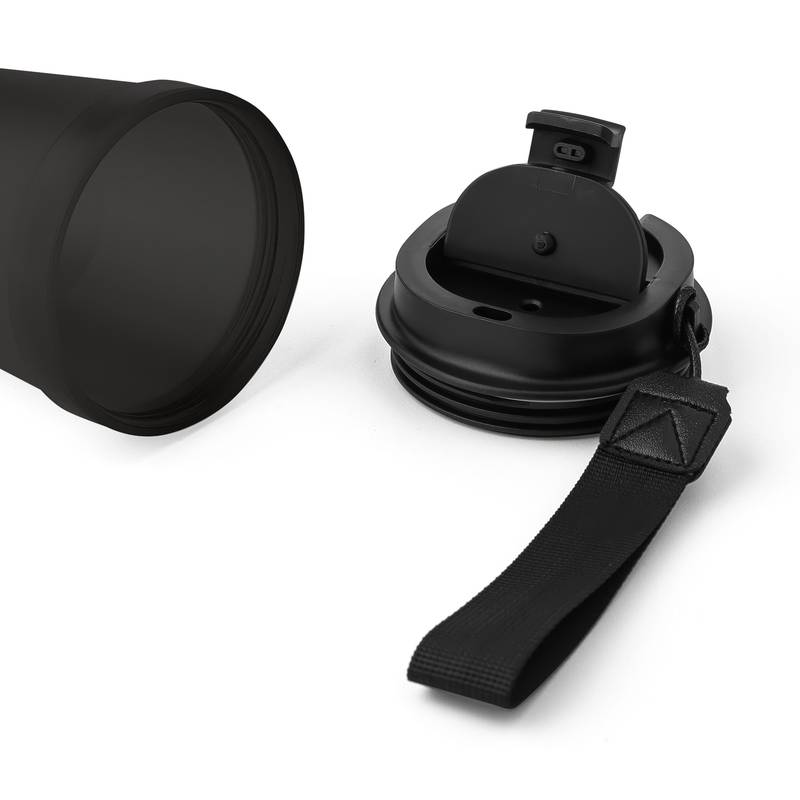 Cestovný hrnček na pitie 350 ml Lush, čierna Cestovný hrnček na pitie 350 ml Lush, čierna