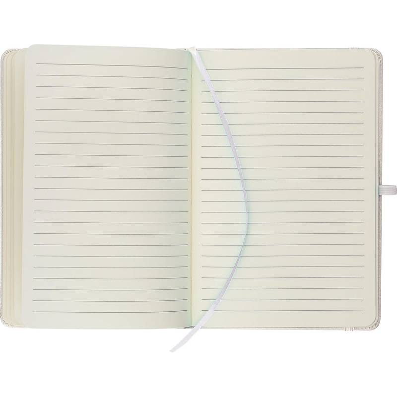 Recyklovaný zápisník A5 Bloom, bílá Recyklovaný zápisník A5 Bloom, bílá