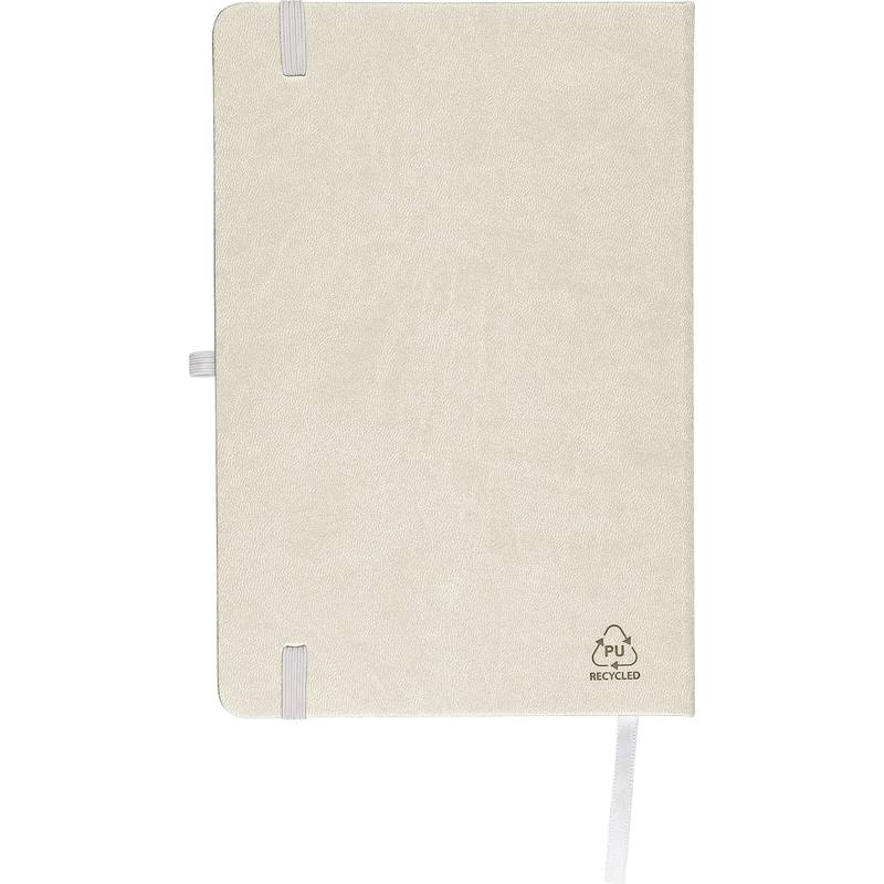Recyklovaný zápisník A5 Bloom, bílá Recyklovaný zápisník A5 Bloom, bílá