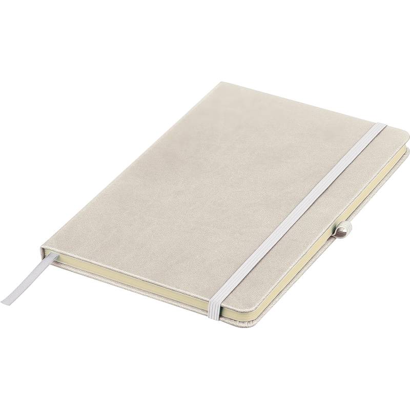 Recyklovaný zápisník A5 Bloom, bílá Recyklovaný zápisník A5 Bloom, bílá