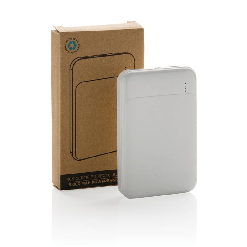 Powerbanka 5000 mAh, bílá Powerbanka 5000 mAh, bílá