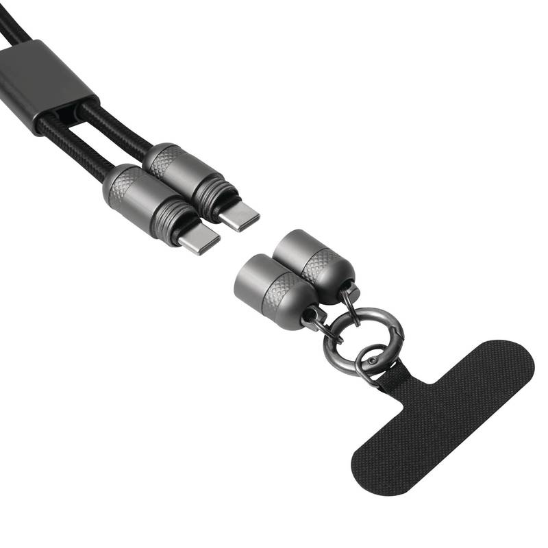 LONGCARRY - Multifunkční nabíjecí a datový kabel, černá LONGCARRY - Multifunkční nabíjecí a datový kabel, černá
