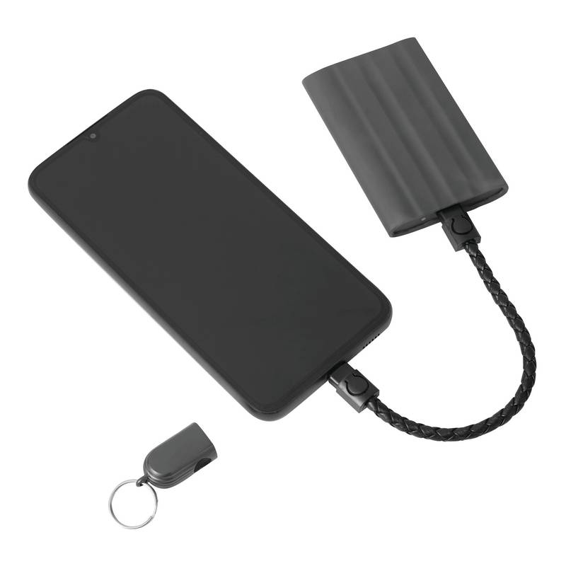 POCKETCHARGE - Klíčenka, černá POCKETCHARGE - Klíčenka, černá