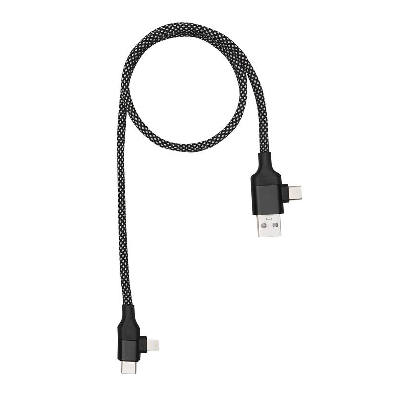SUPERMAG - Nabíjecí a datový kabel, černá SUPERMAG - Nabíjecí a datový kabel, černá