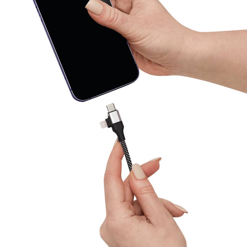 SUPERMAG - Nabíjecí a datový kabel, černá SUPERMAG - Nabíjecí a datový kabel, černá