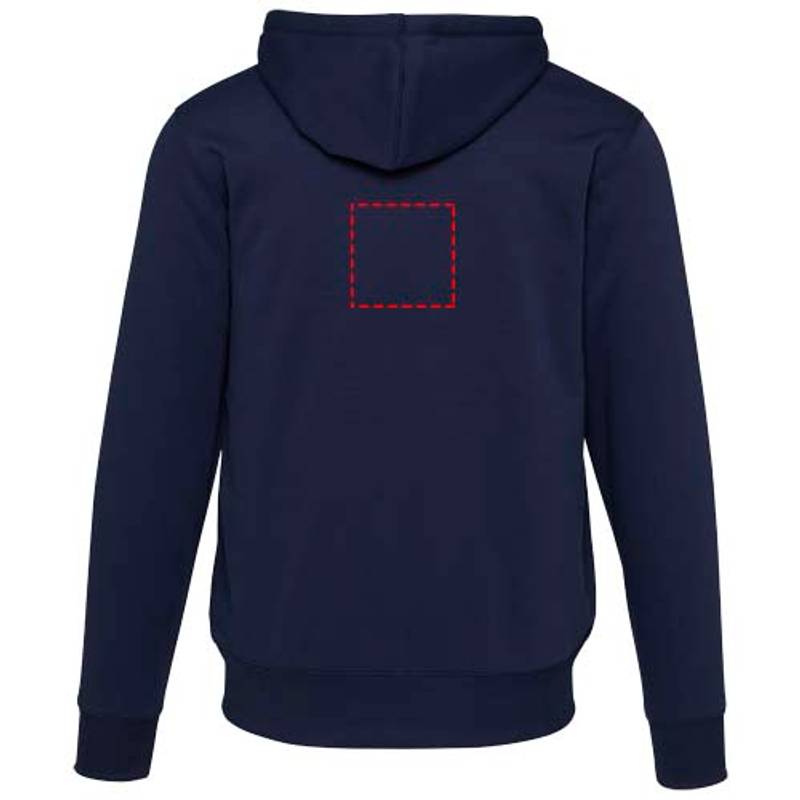 Natron mikina s kapucňou a dlhým zipsom zo sherpa materiálu, modrá Navy XS Natron mikina s kapucňou a dlhým zipsom zo sherpa materiálu, modrá Navy XS