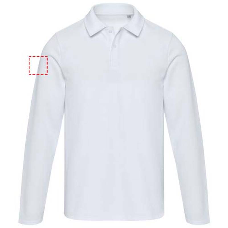 Apollo unisex polokošeľa s dlhým rukávom, biela XS Apollo unisex polokošeľa s dlhým rukávom, biela XS