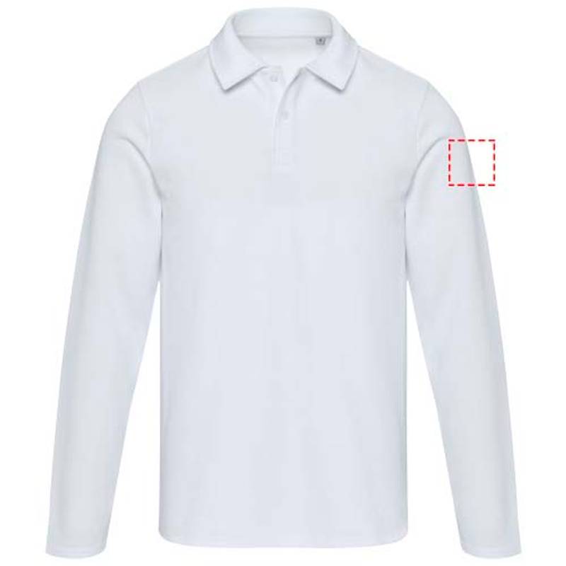 Apollo unisex polokošeľa s dlhým rukávom, biela XS Apollo unisex polokošeľa s dlhým rukávom, biela XS