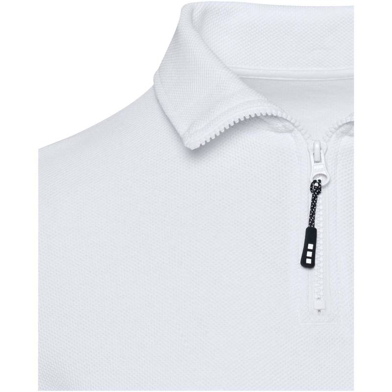 Apollo unisex mikina so zipsom, biela XS Apollo unisex mikina so zipsom, biela XS