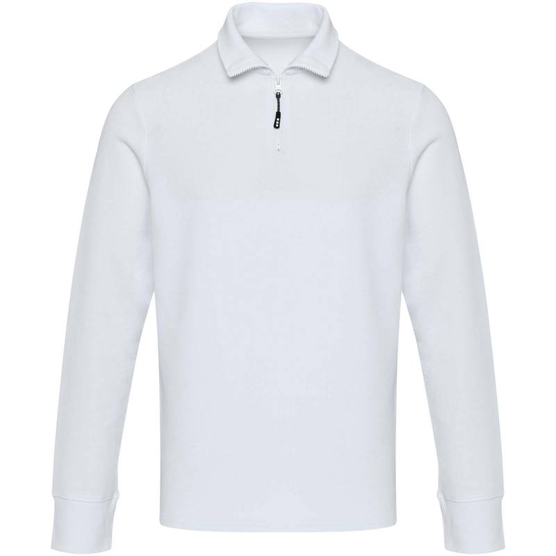 Apollo unisex mikina so zipsom, biela XS Apollo unisex mikina so zipsom, biela XS