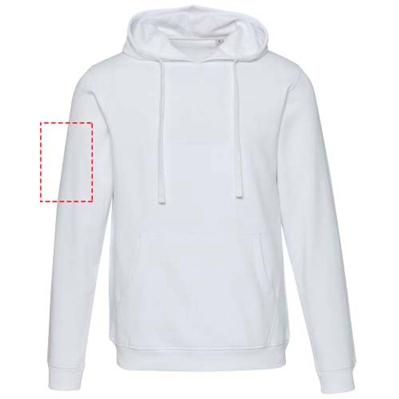 Spinel unisex mikina s kapucňou, biela XS Spinel unisex mikina s kapucňou, biela XS