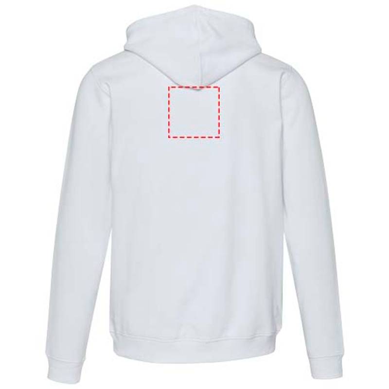 Spinel unisex mikina s kapucňou, biela XS Spinel unisex mikina s kapucňou, biela XS