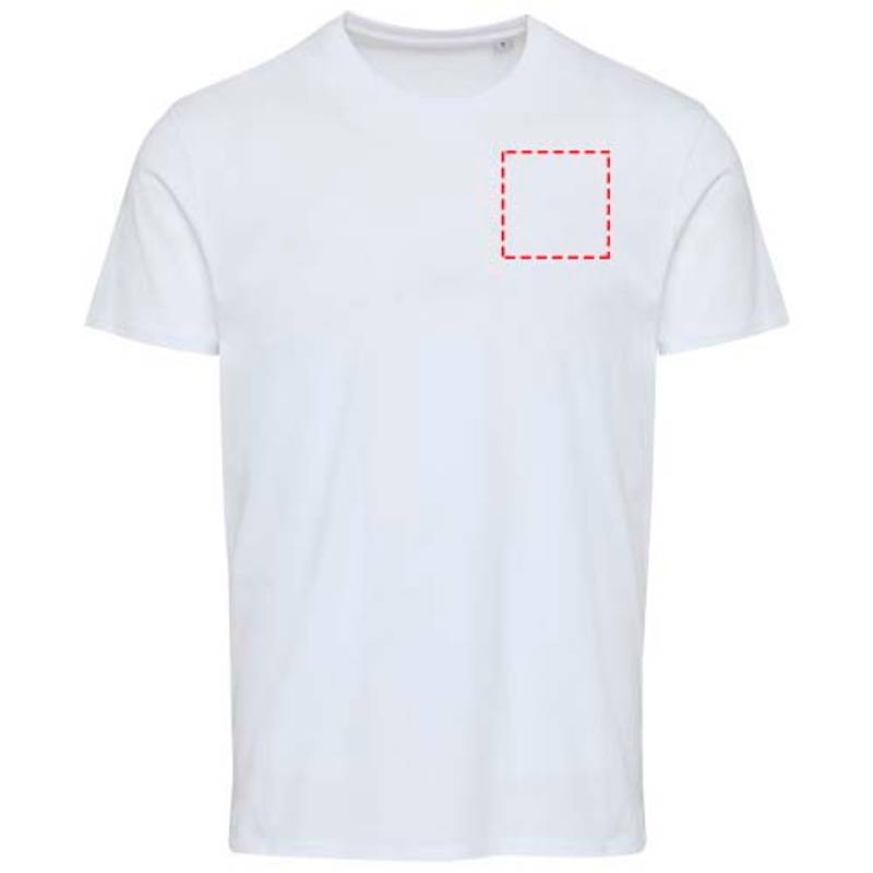 Azurite unisex tričko s krátkym rukávom z org.materiálu 160 g/m², biela XS Azurite unisex tričko s krátkym rukávom z org.materiálu 160 g/m², biela XS