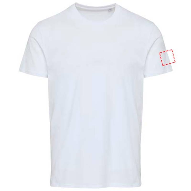 Azurite unisex tričko s krátkym rukávom z org.materiálu 160 g/m², biela XS Azurite unisex tričko s krátkym rukávom z org.materiálu 160 g/m², biela XS