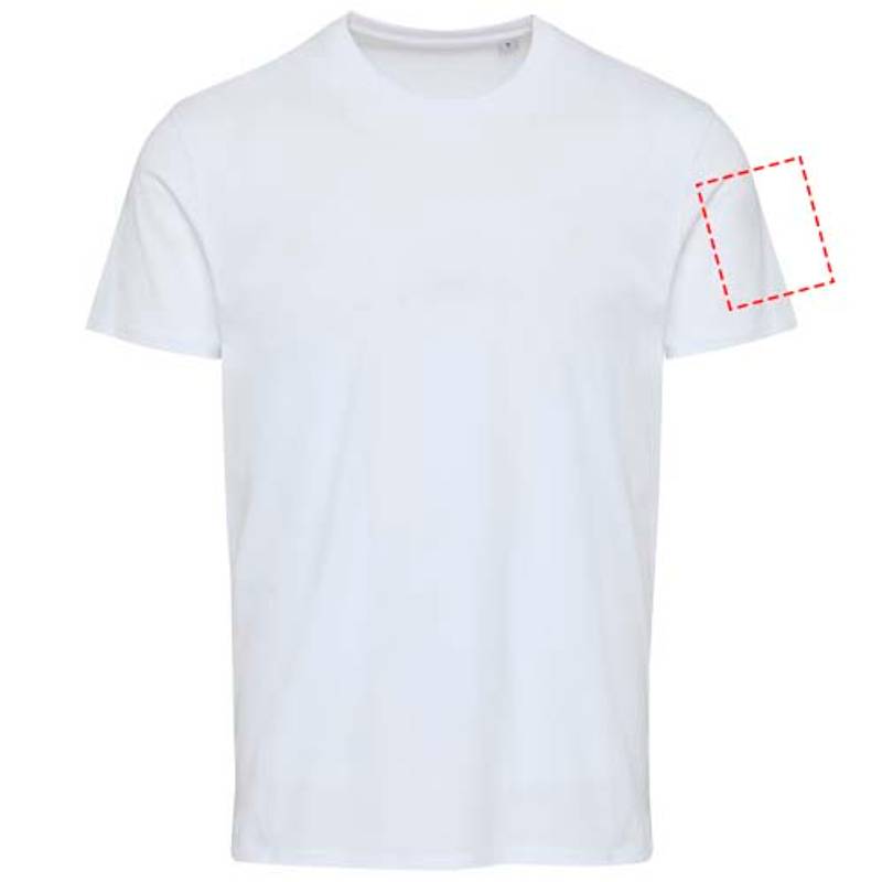 Azurite unisex tričko s krátkym rukávom z org.materiálu 160 g/m², biela XS Azurite unisex tričko s krátkym rukávom z org.materiálu 160 g/m², biela XS