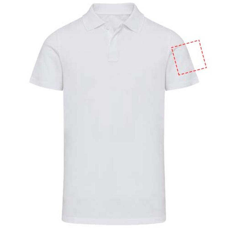 Graphite unisex polokošeľa s krátkym rukávom z org.materiálu 180 g/m², biela XS Graphite unisex polokošeľa s krátkym rukávom z org.materiálu 180 g/m², biela XS
