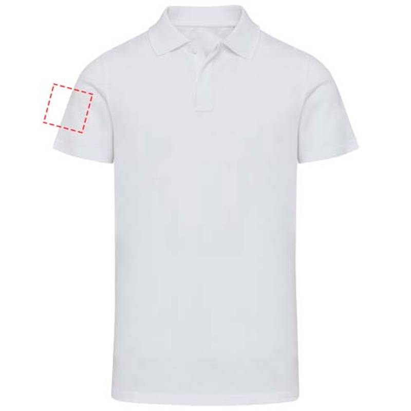 Graphite unisex polokošile s krátkým rukávem z org. materiálu 180 g/m², bílá XS Graphite unisex polokošile s krátkým rukávem z org. materiálu 180 g/m², bílá XS