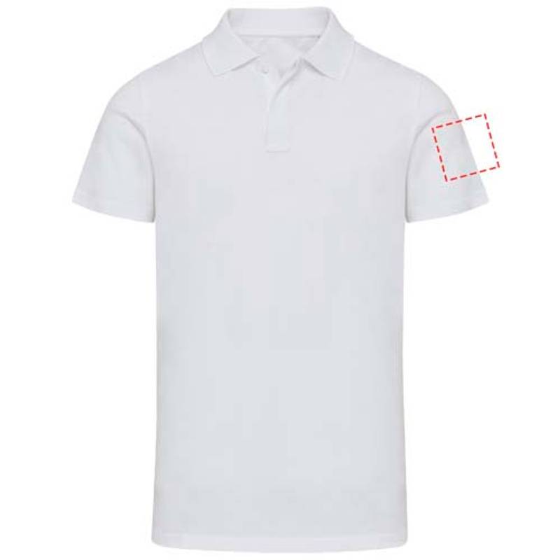 Graphite unisex polokošile s krátkým rukávem z org. materiálu 180 g/m², bílá XS Graphite unisex polokošile s krátkým rukávem z org. materiálu 180 g/m², bílá XS