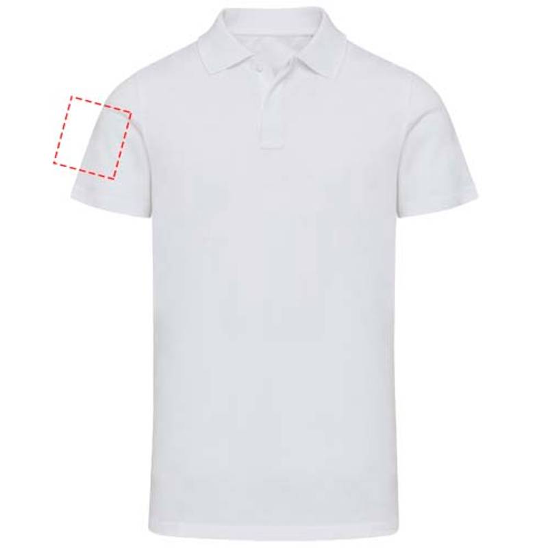 Graphite unisex polokošeľa s krátkym rukávom z org.materiálu 180 g/m², biela XS Graphite unisex polokošeľa s krátkym rukávom z org.materiálu 180 g/m², biela XS