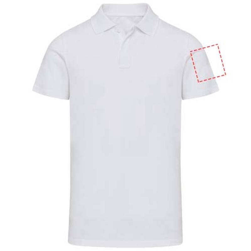Graphite unisex polokošeľa s krátkym rukávom z org.materiálu 180 g/m², biela XS Graphite unisex polokošeľa s krátkym rukávom z org.materiálu 180 g/m², biela XS
