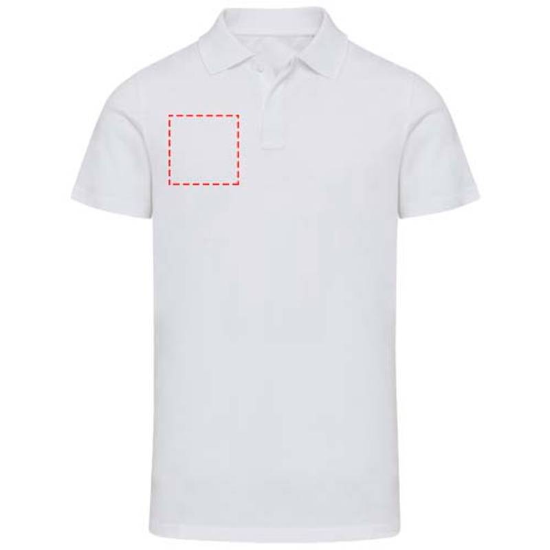 Graphite unisex polokošeľa s krátkym rukávom z org.materiálu 180 g/m², biela XS Graphite unisex polokošeľa s krátkym rukávom z org.materiálu 180 g/m², biela XS