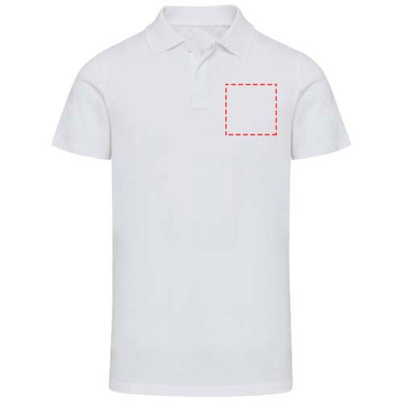 Graphite unisex polokošeľa s krátkym rukávom z org.materiálu 180 g/m², biela XS Graphite unisex polokošeľa s krátkym rukávom z org.materiálu 180 g/m², biela XS