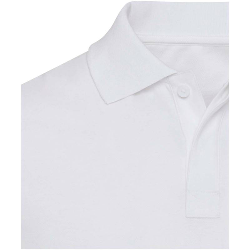Graphite unisex polokošeľa s krátkym rukávom z org.materiálu 180 g/m², biela XS Graphite unisex polokošeľa s krátkym rukávom z org.materiálu 180 g/m², biela XS