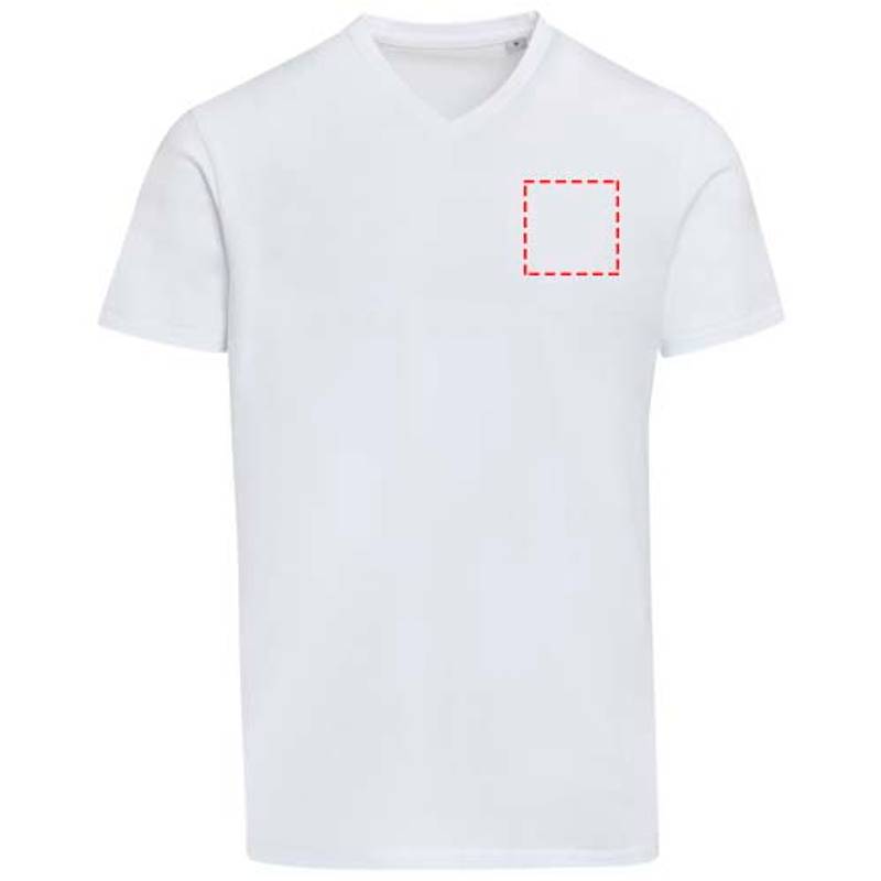 Balfour unisex tričko s krátkym rukávom a výstrihom do V z org.bavlny 200 g/m², biela XS Balfour unisex tričko s krátkym rukávom a výstrihom do V z org.bavlny 200 g/m², biela XS