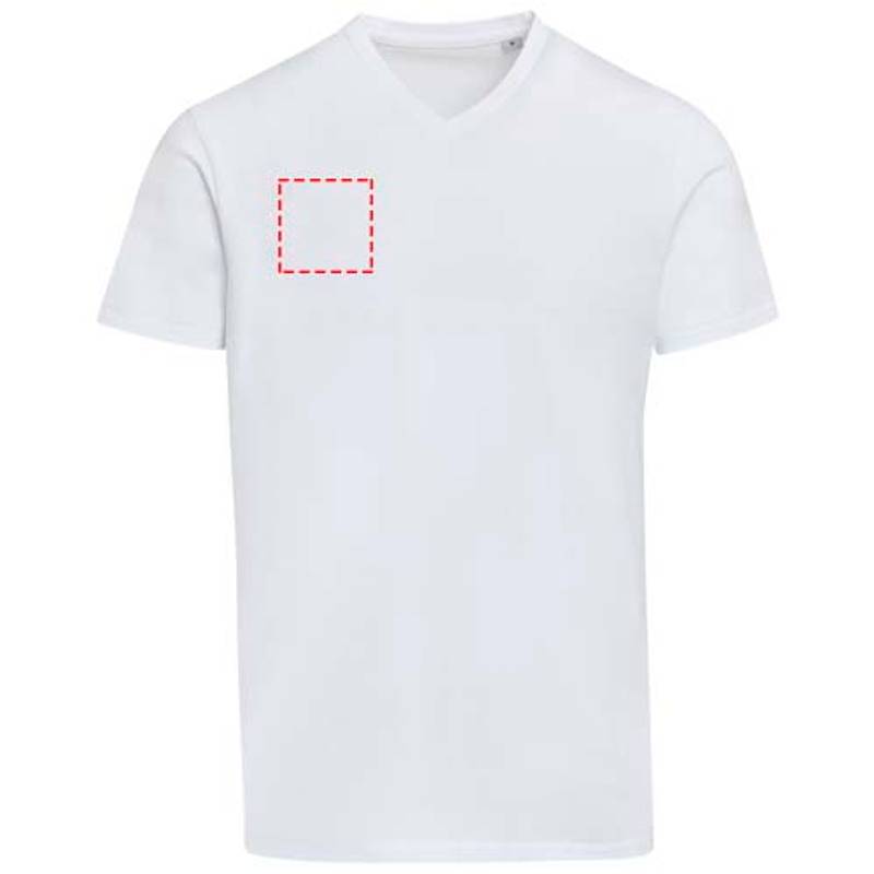 Balfour unisex tričko s krátkym rukávom a výstrihom do V z org.bavlny 200 g/m², biela XS Balfour unisex tričko s krátkym rukávom a výstrihom do V z org.bavlny 200 g/m², biela XS