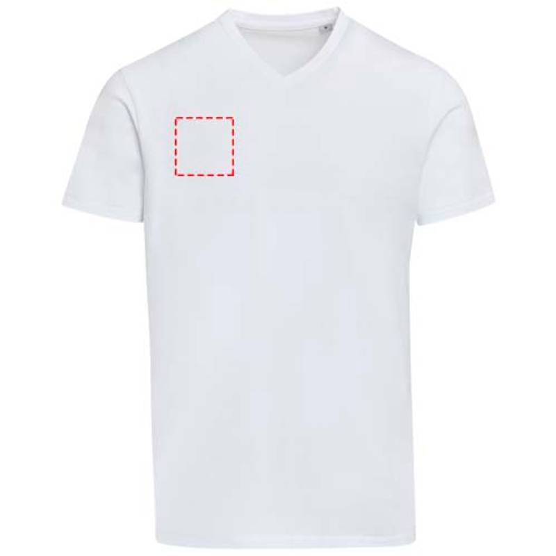 Balfour unisex tričko s krátkym rukávom a výstrihom do V z org.bavlny 200 g/m², biela XS Balfour unisex tričko s krátkym rukávom a výstrihom do V z org.bavlny 200 g/m², biela XS