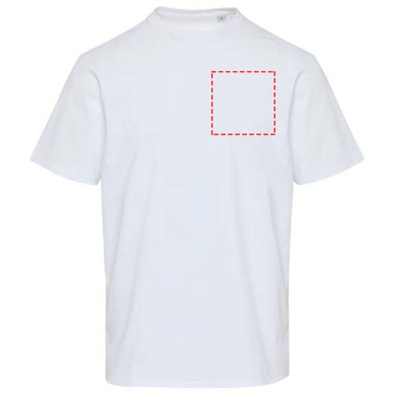 Lucas unisex oversize tričko z OCS organickej priadze 280 g/m2, biela XS Lucas unisex oversize tričko z OCS organickej priadze 280 g/m2, biela XS