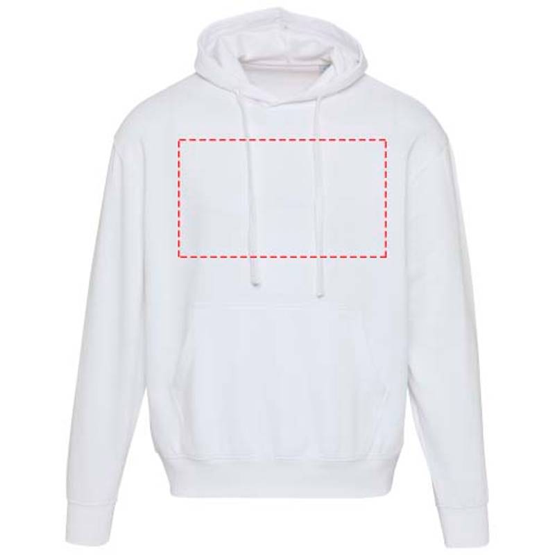 Boris unisex oversize mikina s kapucňou z org.materiálu 280 g/m2, biela XS Boris unisex oversize mikina s kapucňou z org.materiálu 280 g/m2, biela XS