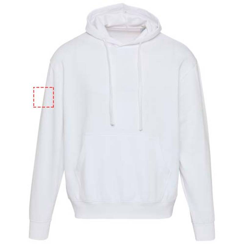 Boris unisex oversize mikina s kapucňou z org.materiálu 280 g/m2, biela XS Boris unisex oversize mikina s kapucňou z org.materiálu 280 g/m2, biela XS