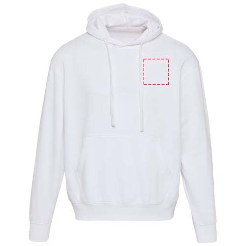 Boris unisex oversize mikina s kapucňou z org.materiálu 280 g/m2, biela XS Boris unisex oversize mikina s kapucňou z org.materiálu 280 g/m2, biela XS