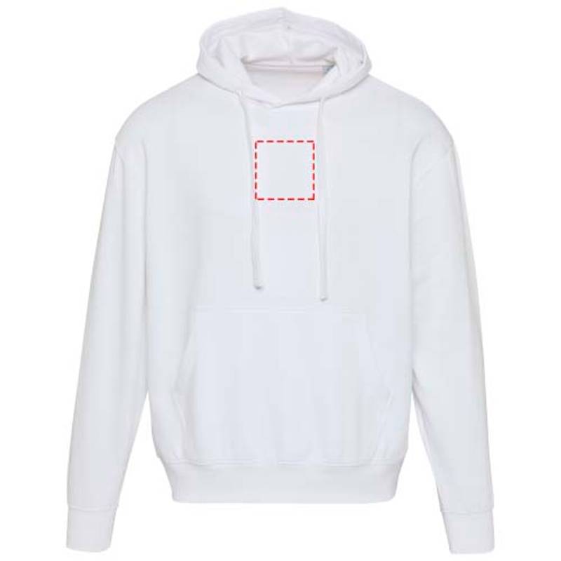 Boris unisex oversize mikina s kapucňou z org.materiálu 280 g/m2, biela XS Boris unisex oversize mikina s kapucňou z org.materiálu 280 g/m2, biela XS