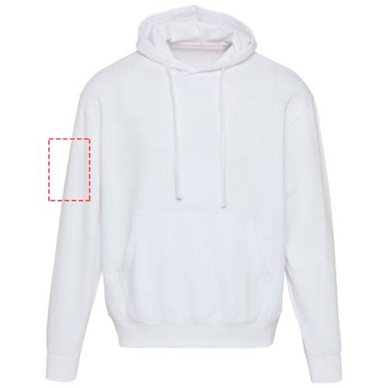 Boris unisex oversize mikina s kapucňou z org.materiálu 280 g/m2, biela XS Boris unisex oversize mikina s kapucňou z org.materiálu 280 g/m2, biela XS