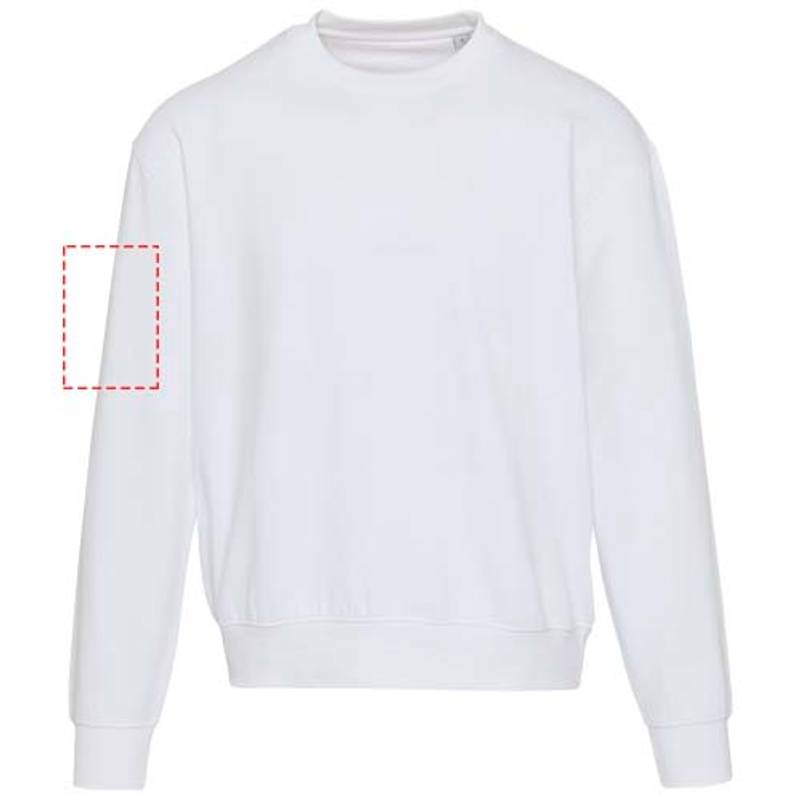 Boris unisex oversize sveter s okrúhlym výstrihom z org.materiálu 280 g/m2, biela XS Boris unisex oversize sveter s okrúhlym výstrihom z org.materiálu 280 g/m2, biela XS